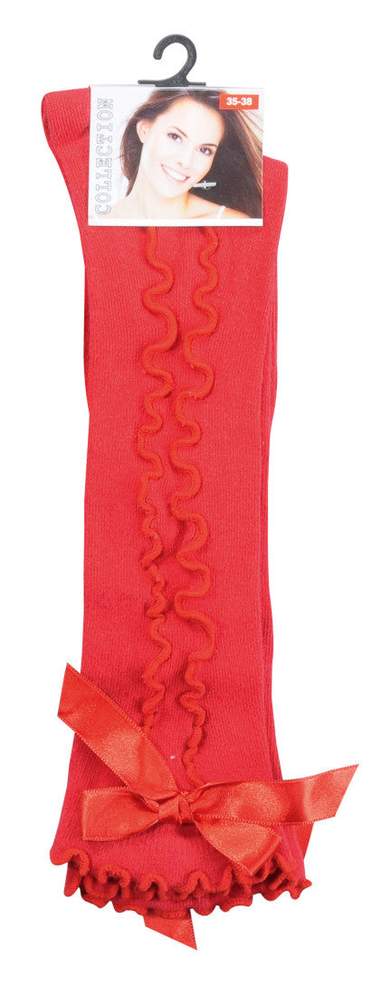Kniestrümpfe mit Schleife | 2Paar