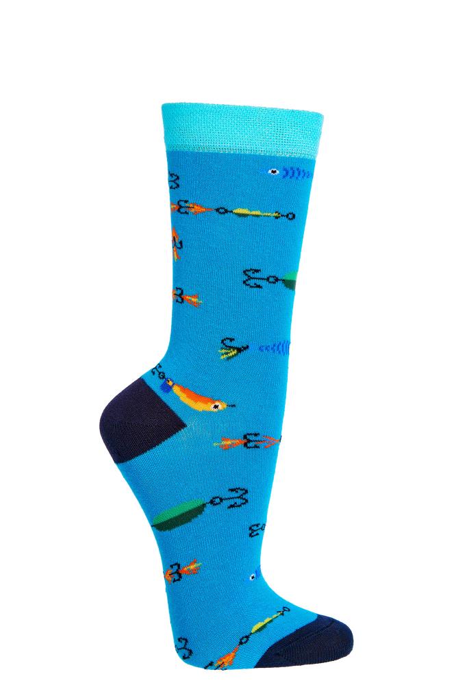 Bunte Socken Motiv Angler | 2 Paar