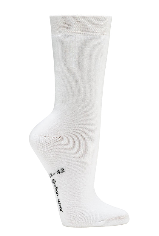Vollfrottee Sportsocken in weiß